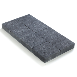 PAVES IN LINE 20x20x6cm Noir COECK - Palette de 312 pavés soit 12,48m²