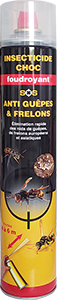 Insecticide foudroyant guêpes/frelons 750ml - jet à 6m