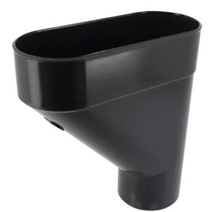 Jambonneau PVC Ø80mm Anthracite JAM80A