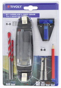 Kit percage spécial carrelage Ø6/8mm