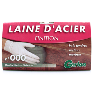 Laine Acier 000 Finition 200g