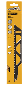 Lame scie sabre spécial.béton cellulaire brique et fibrociment DEWALT DT2421-QZ à denture au carbure de tungstène 305mm