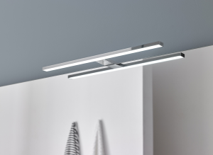 Lampe éclairage Led IP44 1x10W série ALIS L.500mm alu chromé