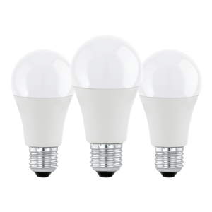 Lot 3 ampoules E27 8.5W 806 lumens 3000K
