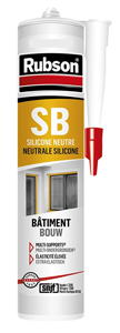 Mastic RUBSON Silicone Bâtiment Transparent 280ml