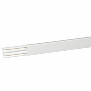 Moulure 40x12,5mm L.2m blanche avec cloison
