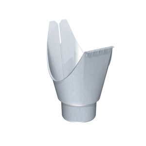 Naissance agrafable Ø80mm zinc naturel