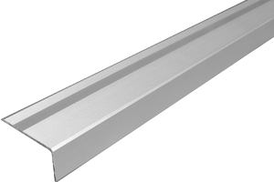 Profilé nez de marche pose ultérieure PROTECT alu anodisé argent 20mmx270cm