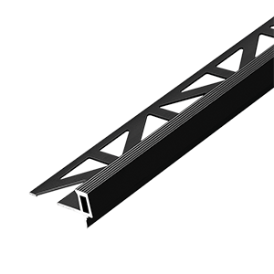 Profilé Nez de marche SQUARESTEP 11mmx250cm alu Thermolaqué Noir mat DURAL SQSACM 1111/250