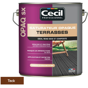 Saturateur opaque Terrasses Teck 5L