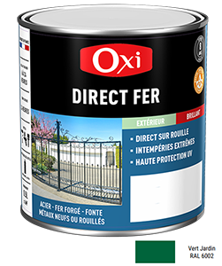 Peinture DIRECT FER LISSE Vert Jardin 1,5L