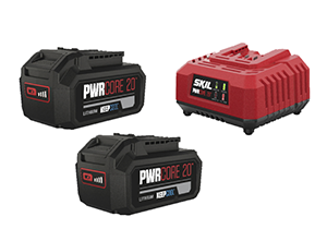 Pack 2 batteries 20V Max 4Ah + chargeur SKIL