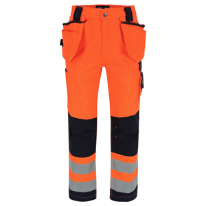Pantalon multi-poches STYX orange/ bleu marine T48 HEROCK