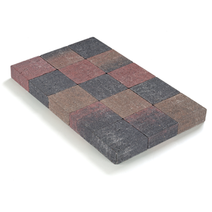 PAVES IN LINE 15x15x6cm Automne COECK tambouriné - P/520 pavés soit 11,81m²