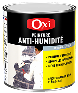 Peinture anti-humidité Blanc mat 0,5L