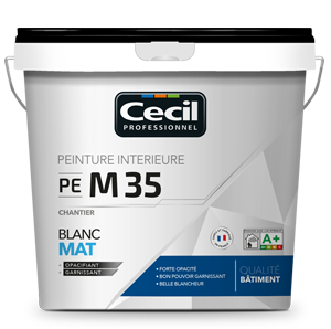 Peinture finition PE M35 Blanc Mat 15L Chantier