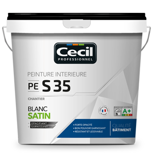 Peinture finition PE S35 Blanc Satin 15L Chantier