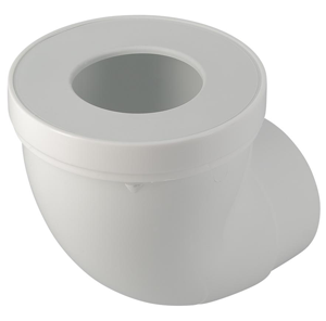 Pipe WC PVC courte Ø100 joint 85/107 blanche FIN DE SERIE