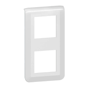 Plaque 2x2 modules MOSAIC vertical blanc