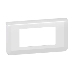 Plaque 4 modules MOSAIC horizontal blanc 78814L