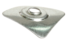 Plaquette galvanisée GO 40x40x8,5 - 100 pces