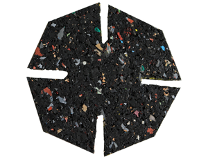 Gomme acoustique pour plot