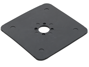 Plaque de compensation 100x100x2mm pour pose de plots