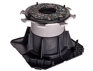 Plot autonivel. CLEMAN réglable 80-130mm gomme OCTO caoutchouc, fourni monté