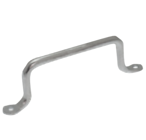 Poignée fil ronde acier zingué 155mm