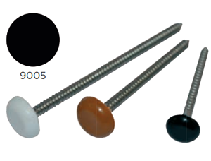 Pointe inox 2,1x40mm tête noire - 100 pces