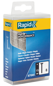 Pointes 8/15mm galva - 5700 pces