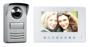 Portier audio/vidéo couleur 2 fils écran 7 pouces