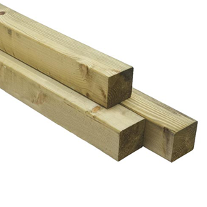 Poteau pin traité 68x68xL.180cm