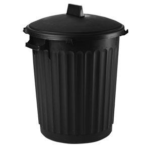 Poubelle 80L avec couvercle