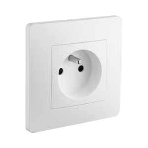 Prise 2P+T CALY blanc