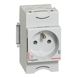 Prise de courant modulaire 10/16A 2P+T