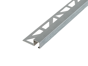 Profilé de finition carrelage SQUARELINE alu chromé titane brossé 11mmx250cm Dural DPSA 1163-SF