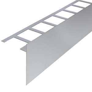 Profilé de finition alu en T pour pose sur plots L.3mxH.120mm argent anodisé DURABAL BO REF:BOAE 20-100/300