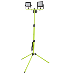 Projecteur télescopique LED 2x50W IP65 2x4000lm 5000K