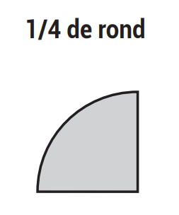 1/4 de rond pin 22,5 2m40