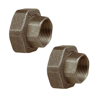 Raccords union fonte G1 1/2-1F - 2 pces