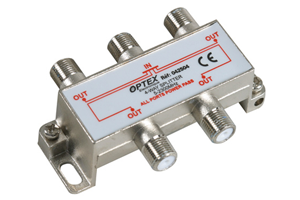 Répartiteur satellite 4 directions fiches F