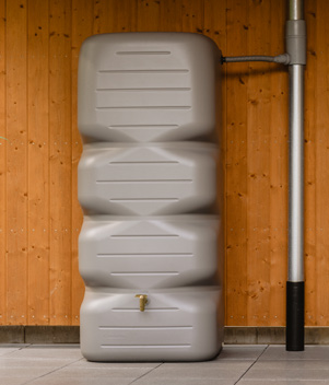 Réservoir CUBUS 1000L Gris Béton L.80 x P.80 x H.184cm