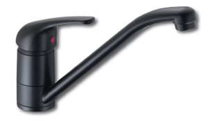 Mitigeur EVIER bec tube mobile NF noir mat - CU1300.62 - FIN DE SERIE