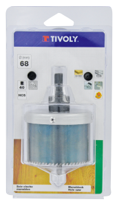 Scie cloche HCS Ø68mm + pilot - 1 lame - usage occasionnel