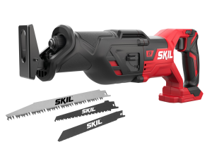Scie sabre 20V SKIL Brushless - corps nu sans batterie ni chargeur - SW1E3480CB - livrée avec 3 lames