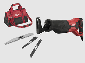 Scie sabre 900W SKIL variateur SW1E4961DA - livrée avec 3 lames