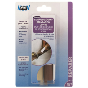 Seringue EPOXY réparation cuivre 28g