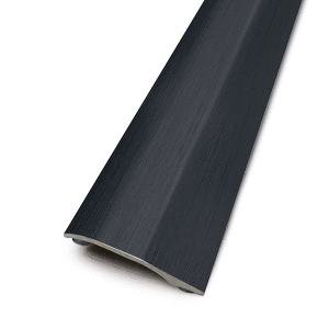 Seuil alu PRESTO multi-niveaux noir brossé - 40mm 93cm - adhésif Butyle - 6429120