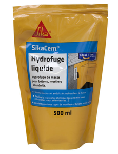Hydrofuge liquide SIKACEM dose 0,5L